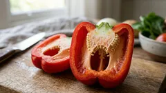 Warum du das Paprika-Herz nicht wegwerfen solltest: Samen ziehen oder kompostieren