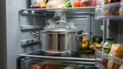 Warum man heisses Geschirr nicht in den Kühlschrank stellen sollte: Folgen für das Gerät und die Lebensmittel